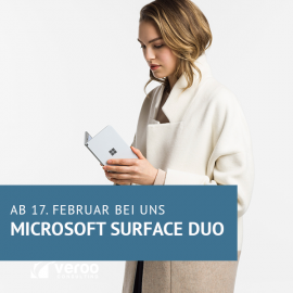 Microsoft Surface Duo ab dem 18. Februar 2021